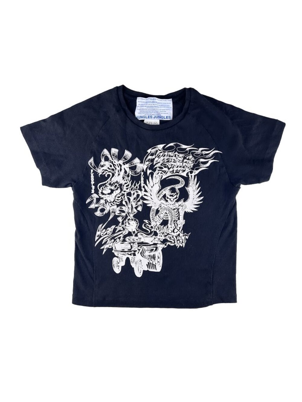 Jungles Jungles Graphic T-Shirt | Australian Streetwear | Punk Art Print Tee | S